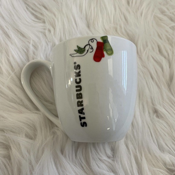 2011 Starbucks Dove & Mittens Collector Christmas Holiday 13 Oz‎ Coffee Cup Mug - Picture 7 of 10